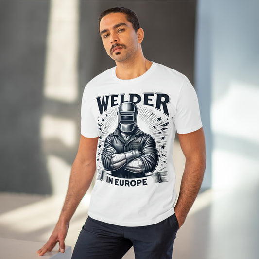 Welder in Europe T-shirt  / Organic Creator T-shirt - Unisex