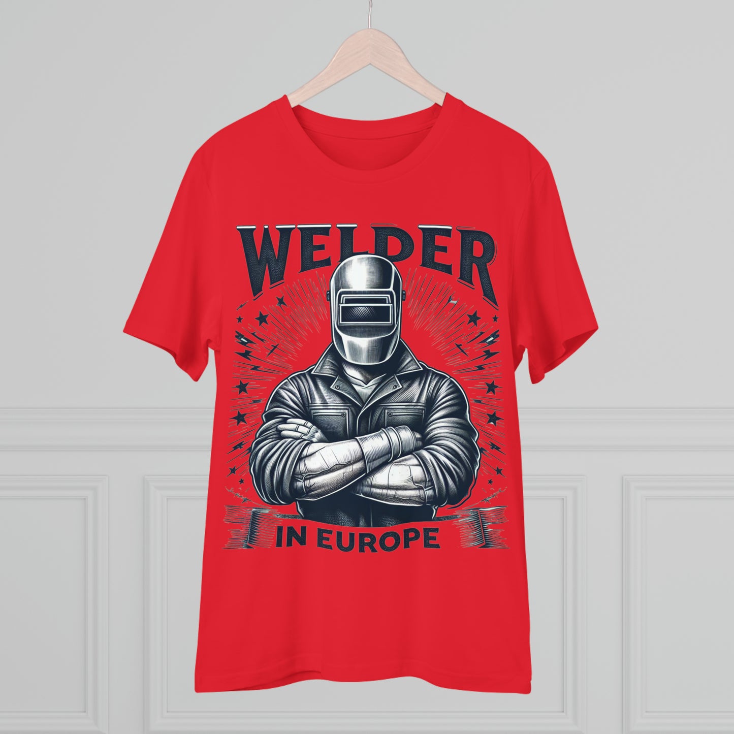 Welder in Europe T-shirt  / Organic Creator T-shirt - Unisex