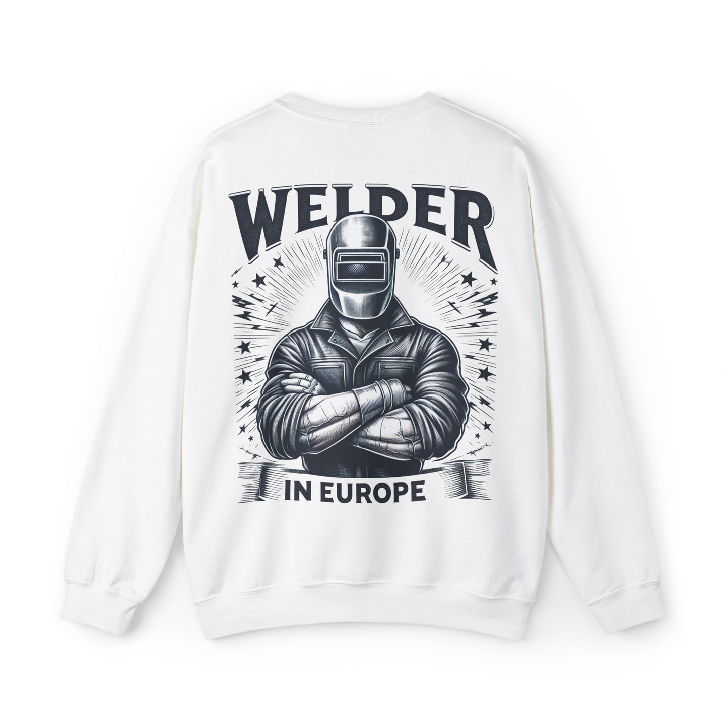 Moletom "Welder in Europe" - Unisex Heavy Blend™ Crewneck Sweatshirt