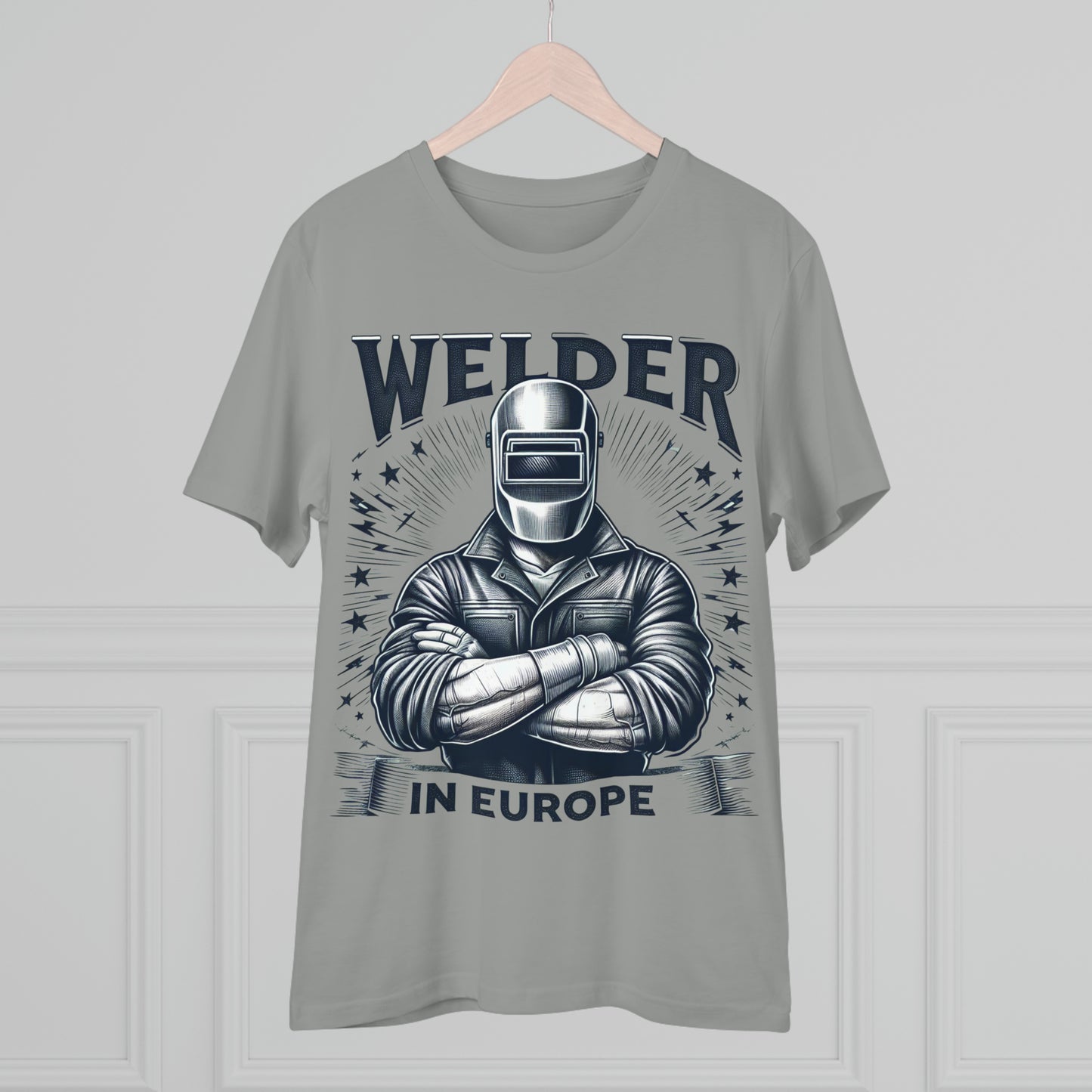 Welder in Europe T-shirt  / Organic Creator T-shirt - Unisex