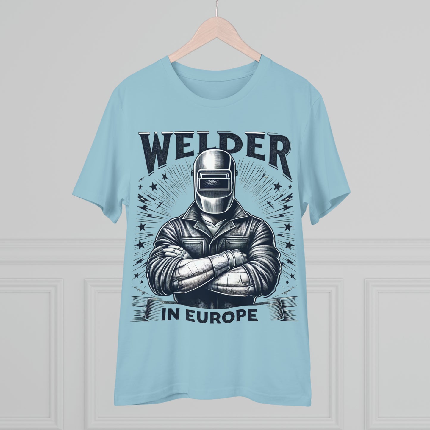 Welder in Europe T-shirt  / Organic Creator T-shirt - Unisex