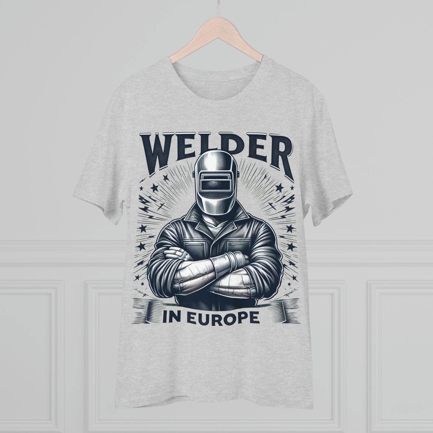 Welder in Europe T-shirt  / Organic Creator T-shirt - Unisex