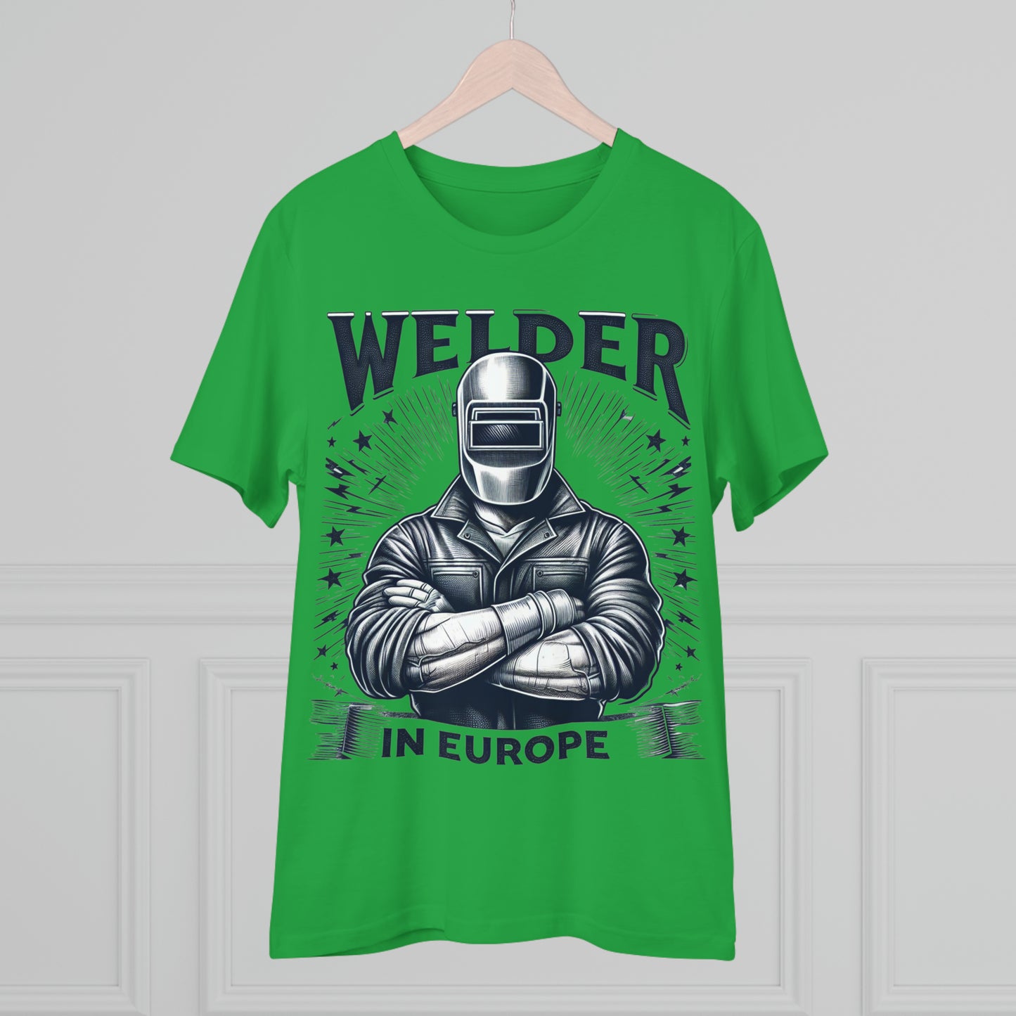 Welder in Europe T-shirt  / Organic Creator T-shirt - Unisex