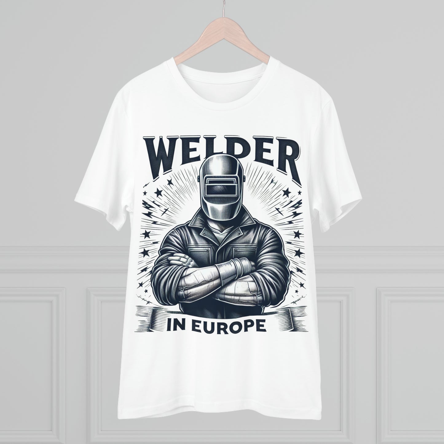 Welder in Europe T-shirt  / Organic Creator T-shirt - Unisex