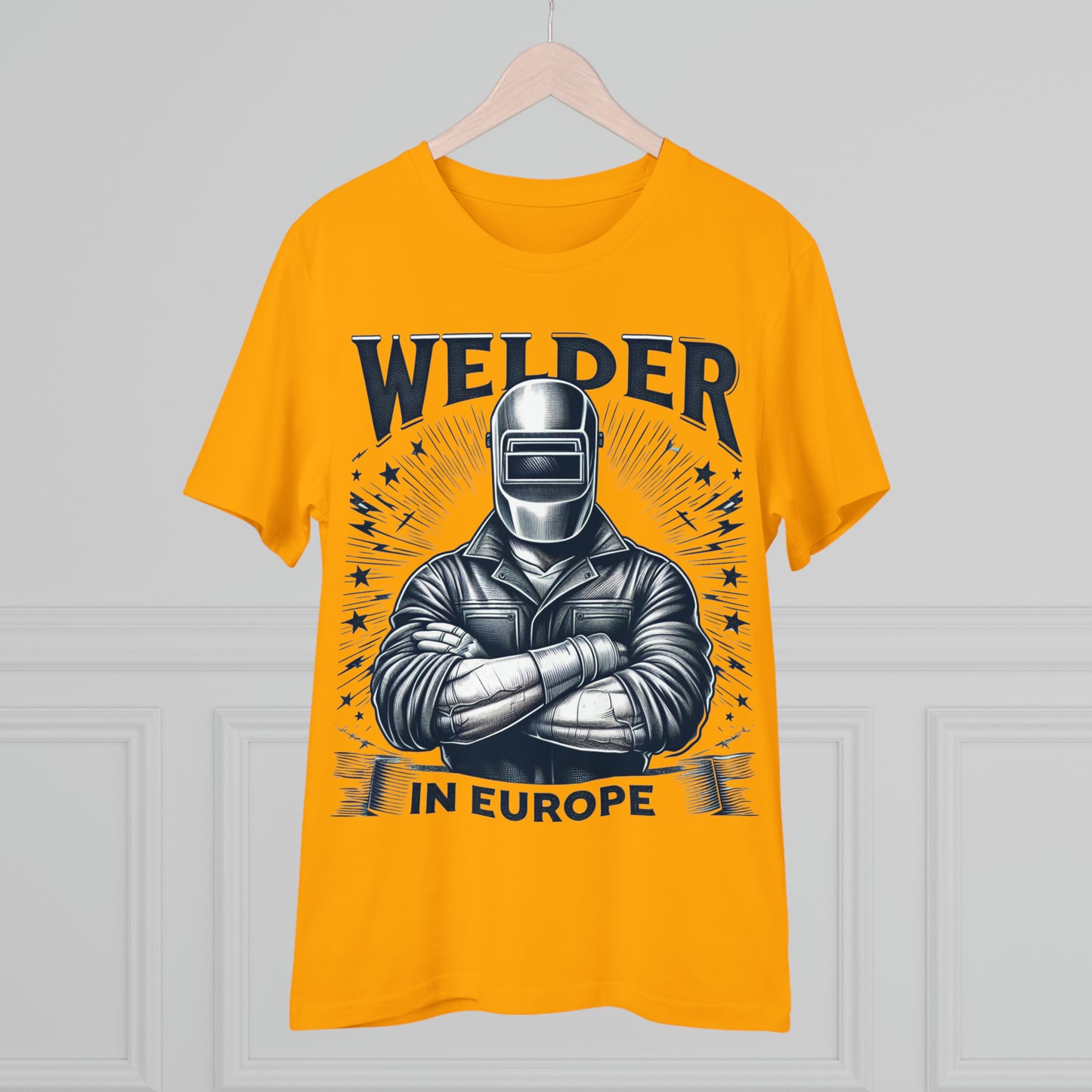 Welder in Europe T-shirt  / Organic Creator T-shirt - Unisex